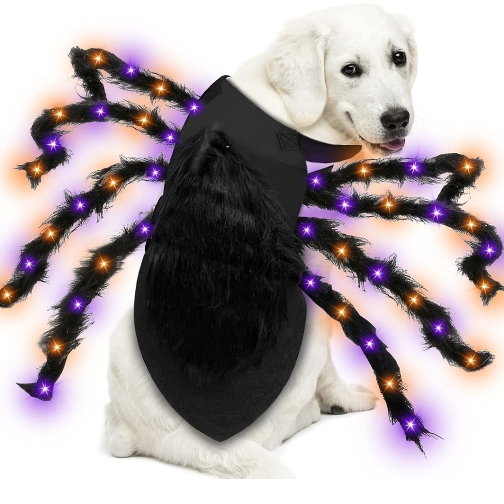 ❌❌SOLD❌❌ 🌞 48 Colorful LED Spider Costume XL NWOT